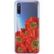 Прозрачный чехол Uprint Xiaomi Mi 9 SE Red Poppies