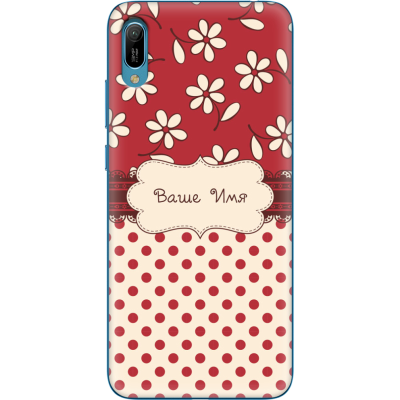 Чехол Uprint Huawei Y6 2019 Именной Polka Dots