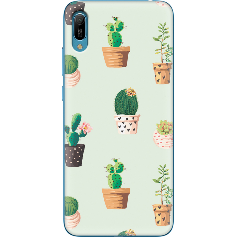 Чехол Uprint Huawei Y6 2019 L-green Cacti