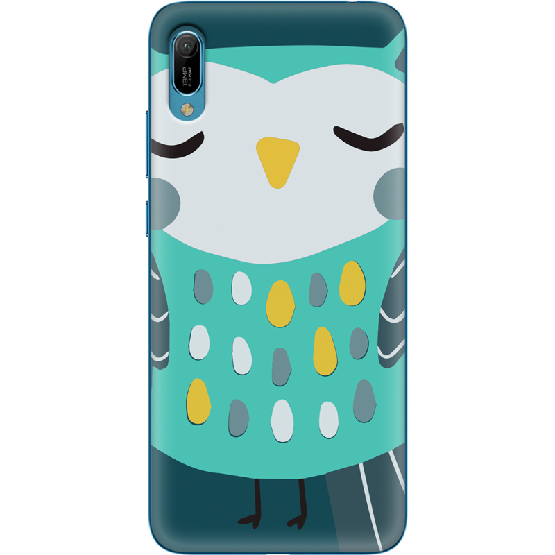 Чехол Uprint Huawei Y6 2019 Green Owl