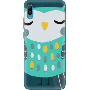 Чехол Uprint Huawei Y6 2019 Green Owl