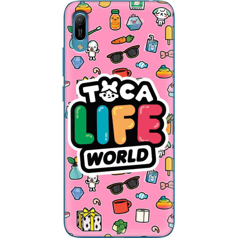 Чехол Uprint Huawei Y6 2019 Toca Boca Life World