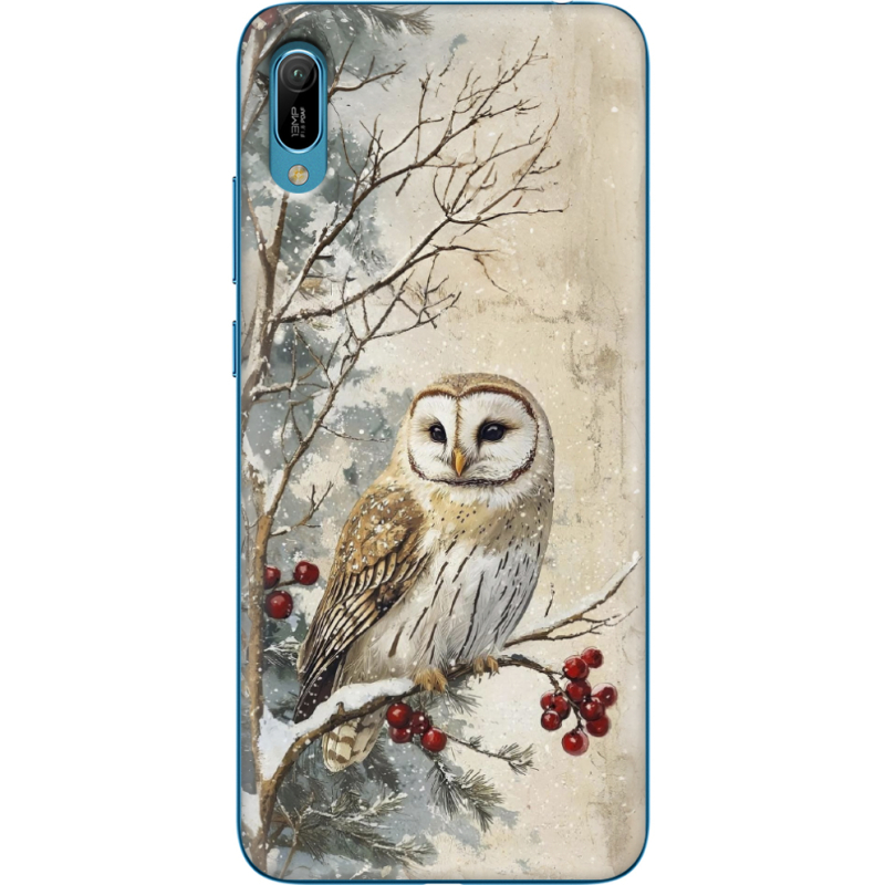 Чехол Uprint Huawei Y6 2019 Christmas Owl