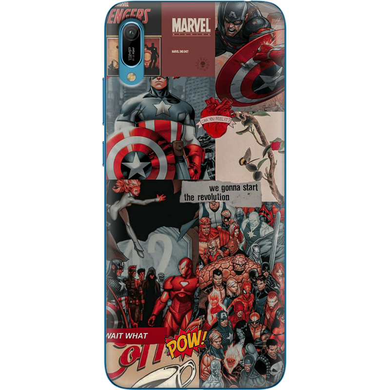 Чехол Uprint Huawei Y6 2019 Marvel Avengers
