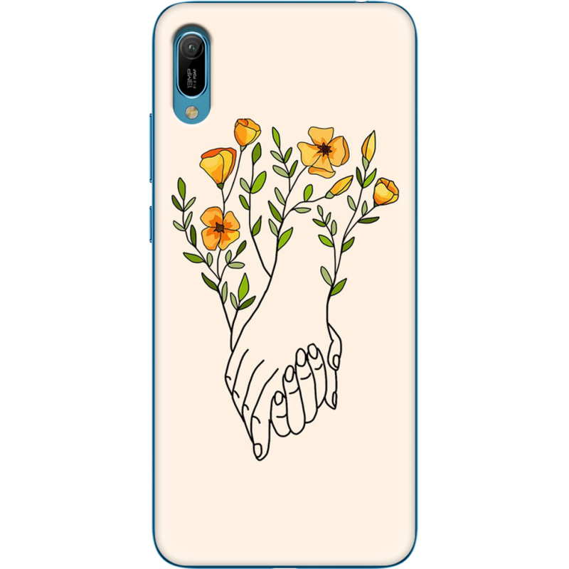 Чехол Uprint Huawei Y6 2019 Flower Hands