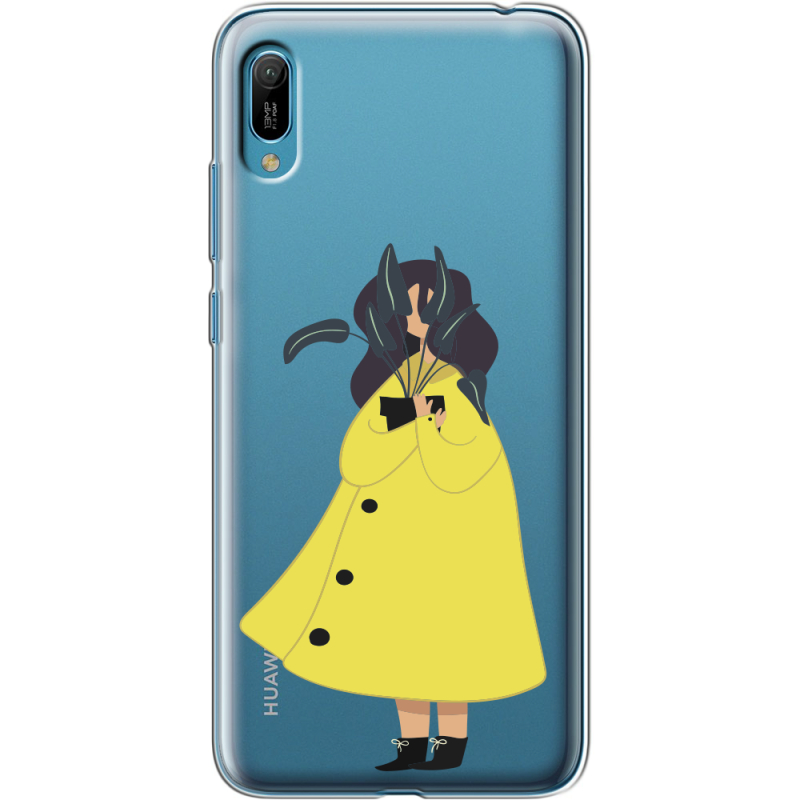 Прозрачный чехол Uprint Huawei Y6 2019 Just a Girl