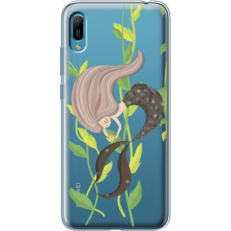Прозрачный чехол Uprint Huawei Y6 2019 Cute Mermaid