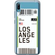 Прозрачный чехол Uprint Huawei Y6 2019 Ticket Los Angeles