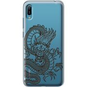 Прозрачный чехол Uprint Huawei Y6 2019 Chinese Dragon