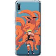 Прозрачный чехол Uprint Huawei Y6 2019 Naruto and Kurama