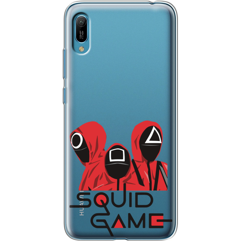Прозрачный чехол Uprint Huawei Y6 2019 siquid game люди в красном