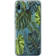 Прозрачный чехол Uprint Huawei Y6 2019 Palm Tree