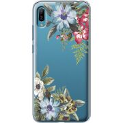 Прозрачный чехол Uprint Huawei Y6 2019 Floral