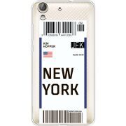Прозрачный чехол Uprint Huawei Y6 2 Ticket New York
