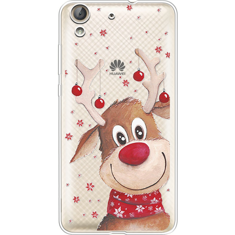 Прозрачный чехол Uprint Huawei Y6 2 Winter Deer