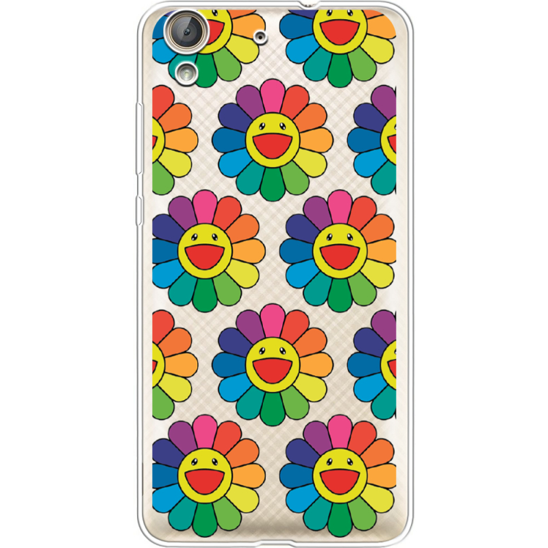 Прозрачный чехол Uprint Huawei Y6 2 Hippie Flowers