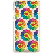 Прозрачный чехол Uprint Huawei Y6 2 Hippie Flowers