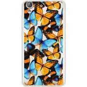 Прозрачный чехол Uprint Huawei Y6 2 Butterfly Morpho