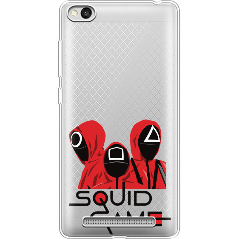 Прозрачный чехол Uprint Xiaomi Redmi 3 siquid game люди в красном