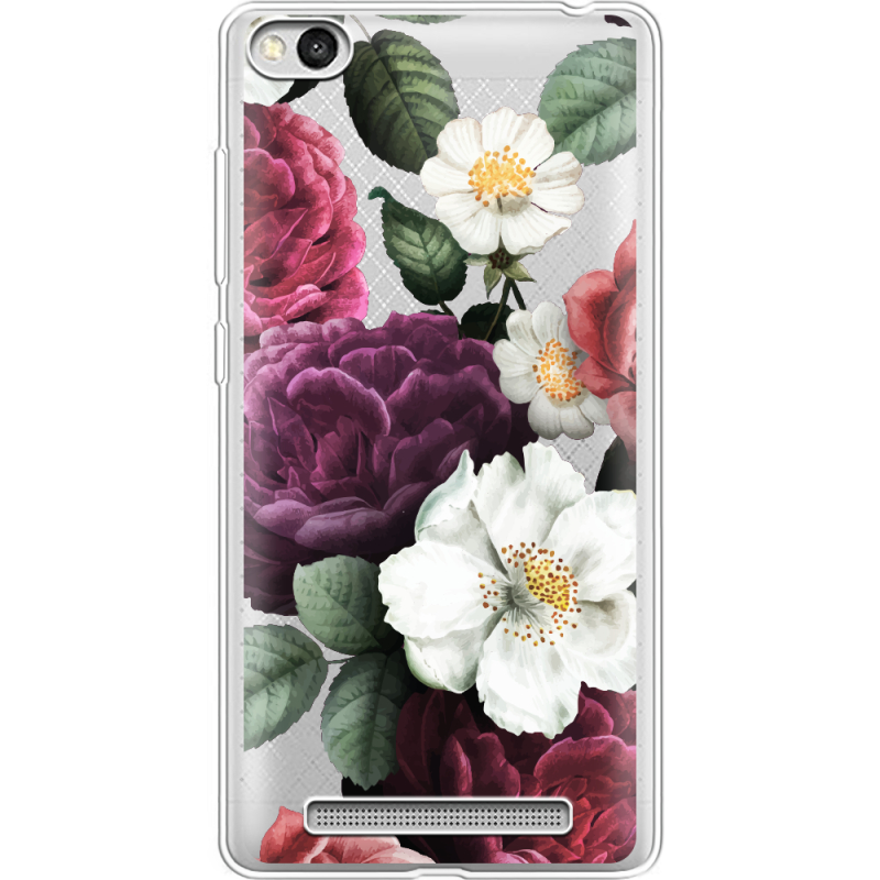 Прозрачный чехол Uprint Xiaomi Redmi 3 Floral Dark Dreams