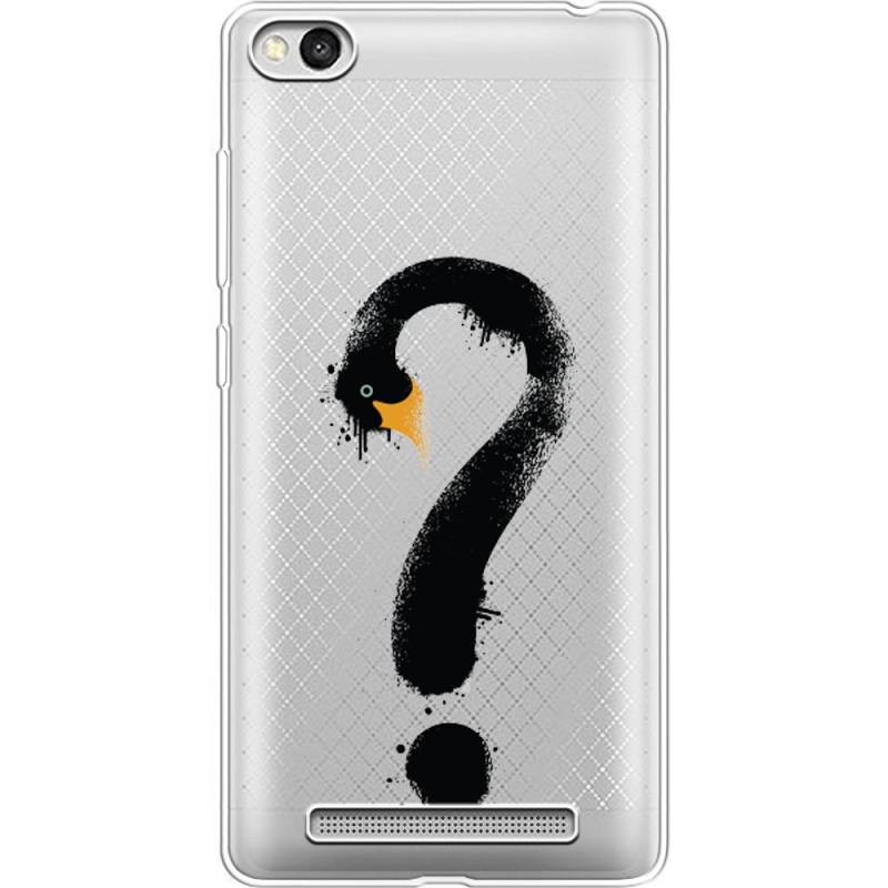 Прозрачный чехол Uprint Xiaomi Redmi 3 Swan question