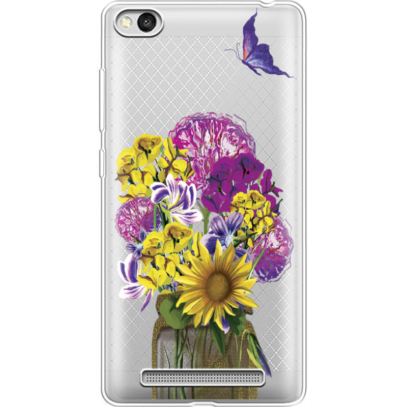 Прозрачный чехол Uprint Xiaomi Redmi 3 My Bouquet