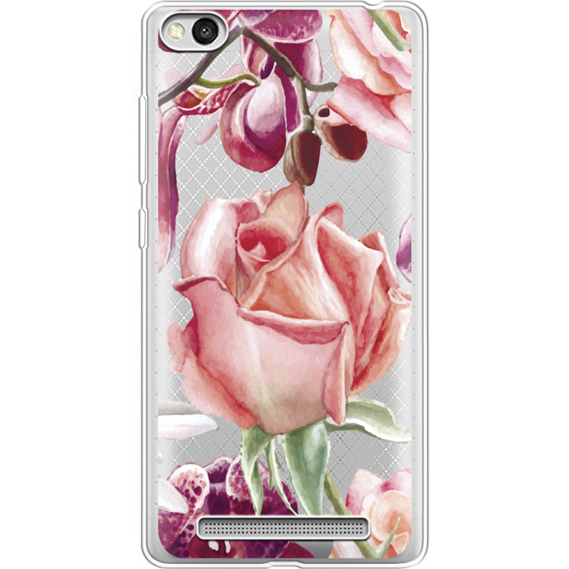 Прозрачный чехол Uprint Xiaomi Redmi 3 Rose