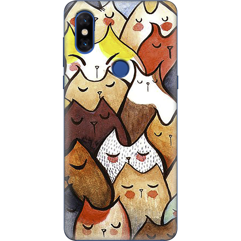 Чехол Uprint Xiaomi Mi Mix 3 Sleepy Cats