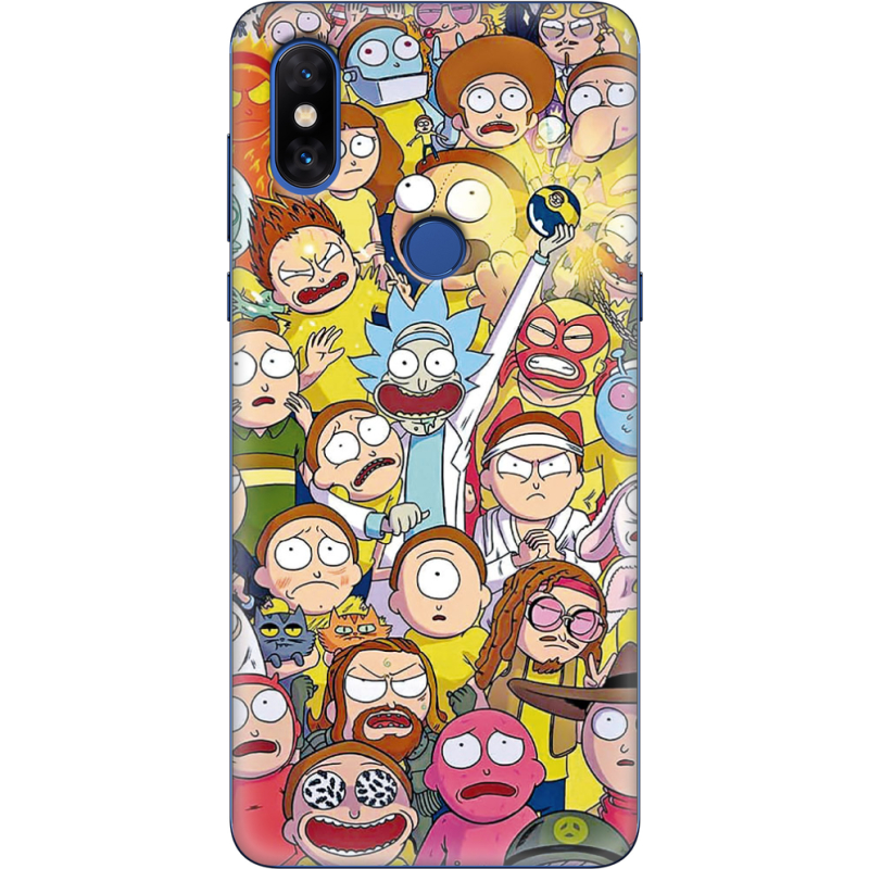 Чехол Uprint Xiaomi Mi Mix 3 Rick and Morty