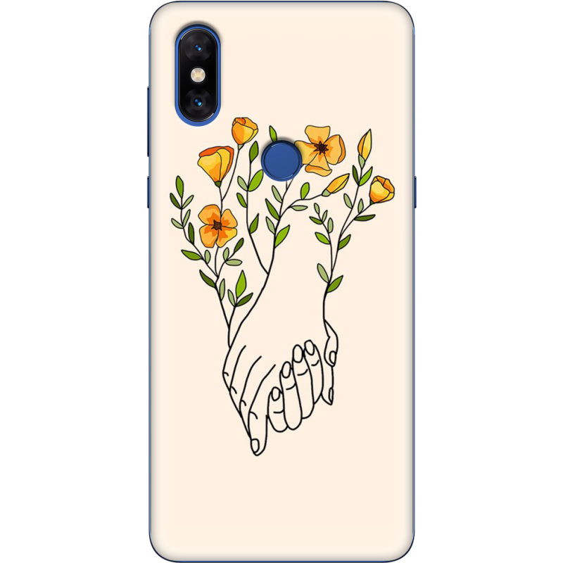 Чехол Uprint Xiaomi Mi Mix 3 Flower Hands