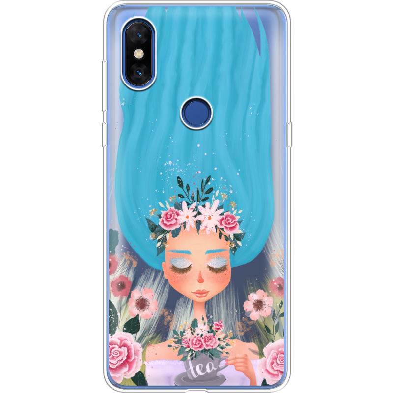 Прозрачный чехол Uprint Xiaomi Mi Mix 3 Blue Hair