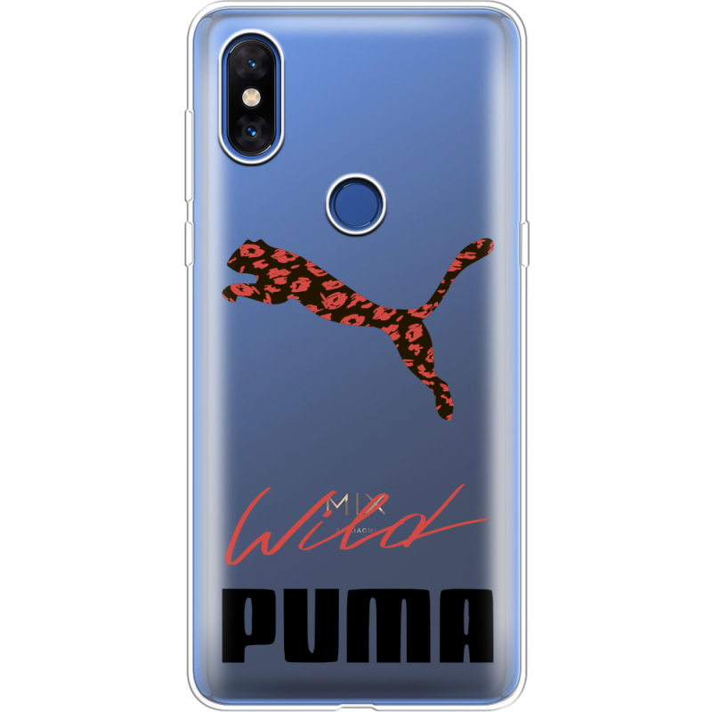 Прозрачный чехол Uprint Xiaomi Mi Mix 3 Wild Cat