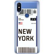 Прозрачный чехол Uprint Xiaomi Mi Mix 3 Ticket New York