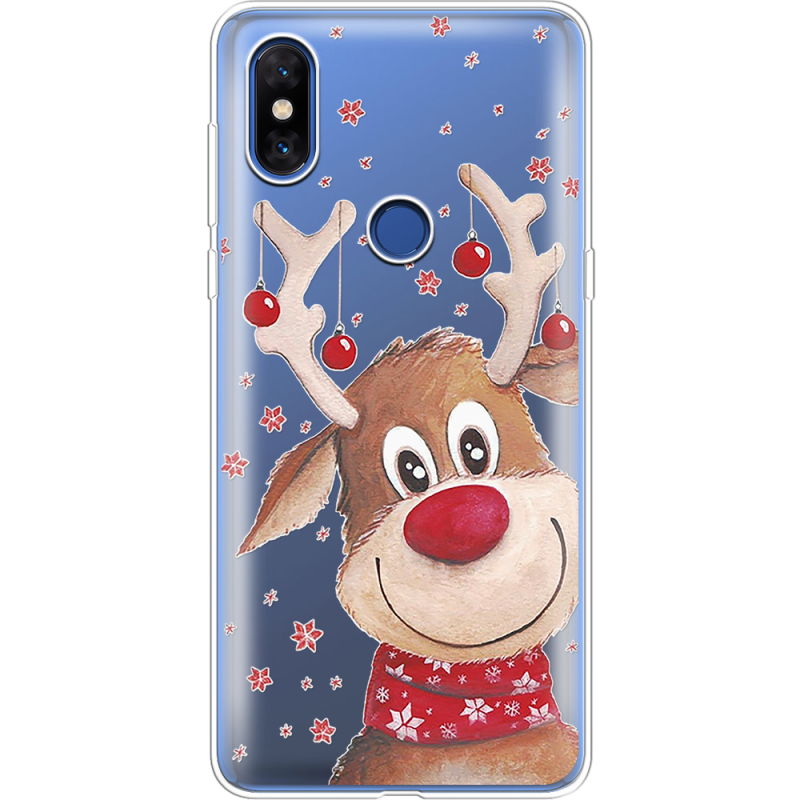 Прозрачный чехол Uprint Xiaomi Mi Mix 3 Winter Deer