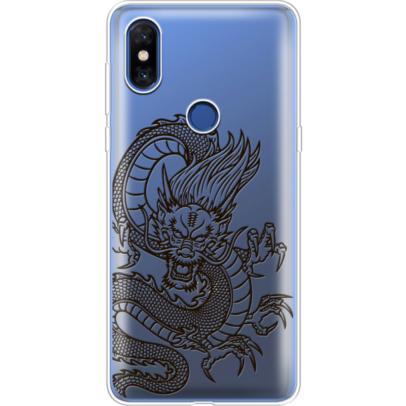 Прозрачный чехол Uprint Xiaomi Mi Mix 3 Chinese Dragon