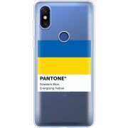Прозрачный чехол Uprint Xiaomi Mi Mix 3 Pantone вільний синій