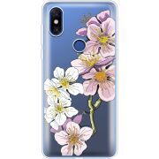 Прозрачный чехол Uprint Xiaomi Mi Mix 3 Cherry Blossom