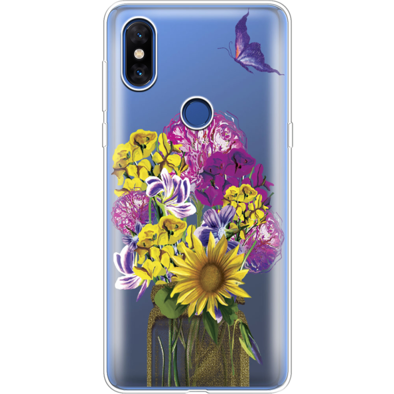 Прозрачный чехол Uprint Xiaomi Mi Mix 3 My Bouquet