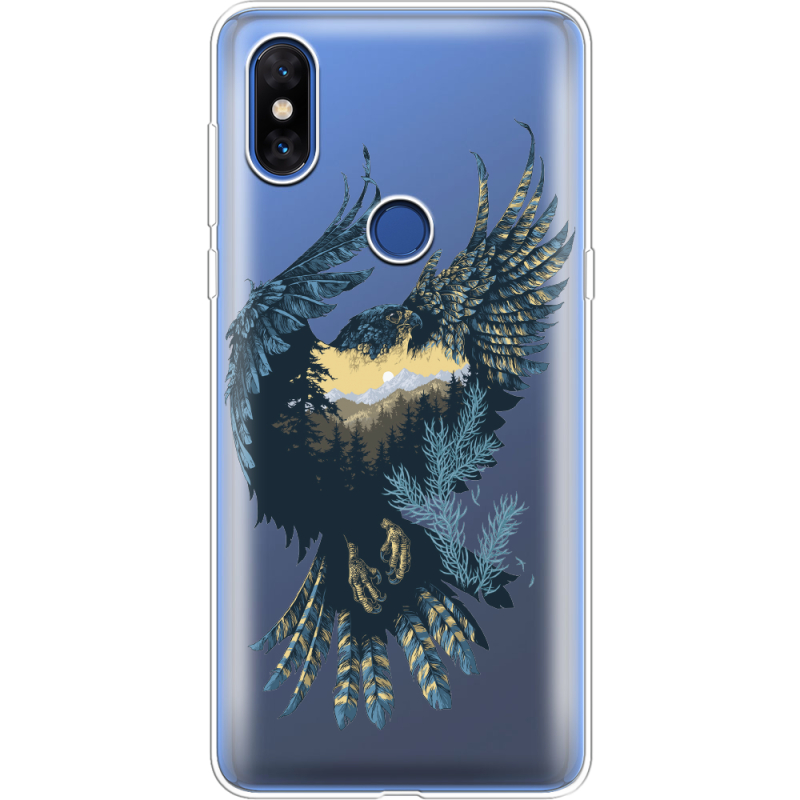 Прозрачный чехол Uprint Xiaomi Mi Mix 3 Eagle