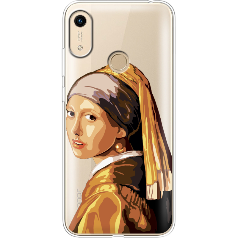 Прозрачный чехол Uprint Honor 8A Девушка с жемчужной серёжкой