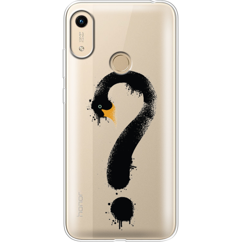 Прозрачный чехол Uprint Honor 8A Swan question