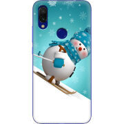 Чехол Uprint Xiaomi Redmi 7 Skier Snowman