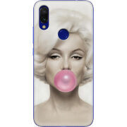 Чехол Uprint Xiaomi Redmi 7 Marilyn Monroe Bubble Gum