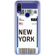 Прозрачный чехол Uprint Xiaomi Redmi 7 Ticket New York