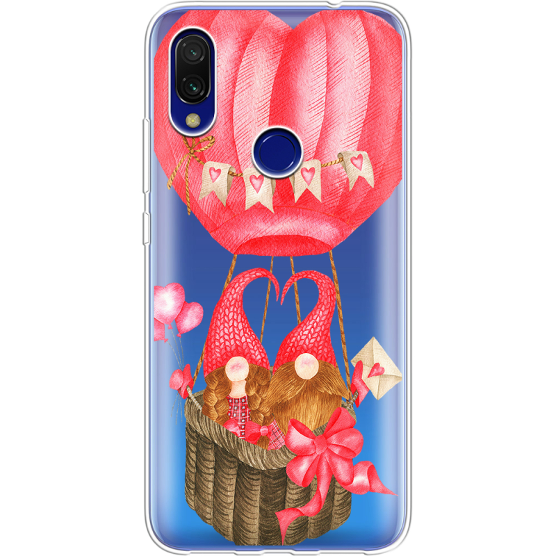 Прозрачный чехол Uprint Xiaomi Redmi 7 Valentine Dwarfs