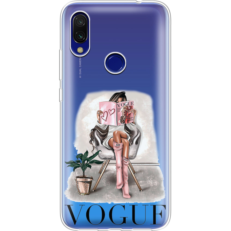 Прозрачный чехол Uprint Xiaomi Redmi 7 VOGUE