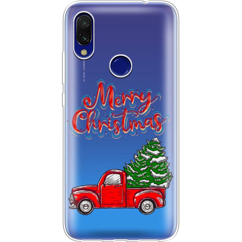 Прозрачный чехол Uprint Xiaomi Redmi 7 Holiday Car