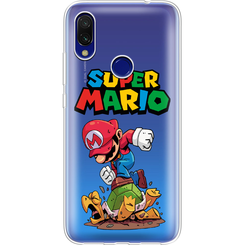 Прозрачный чехол Uprint Xiaomi Redmi 7 Super Mario