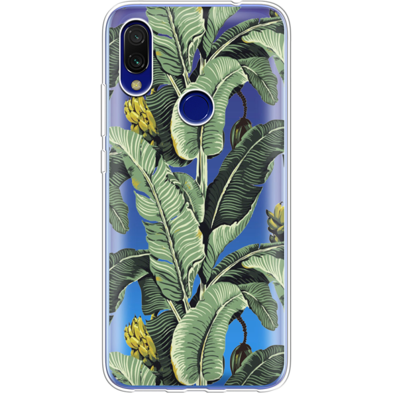 Прозрачный чехол Uprint Xiaomi Redmi 7 Banana Leaves