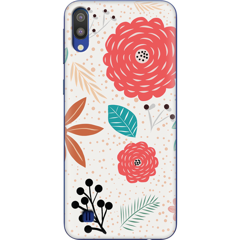 Чехол Uprint Samsung M105 Galaxy M10 Line Flowers